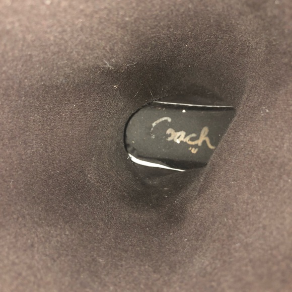 Authentic Coach Size 6 Knee High Rubber Jacquard Boots - Picture 10 of 16